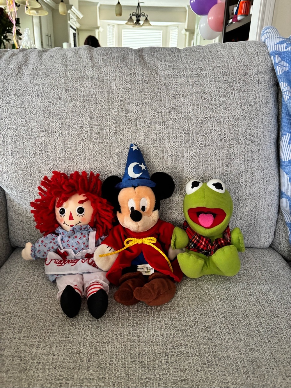 Disney Mickey Mouse Wizard Plush with Blue Hat & Red Robe